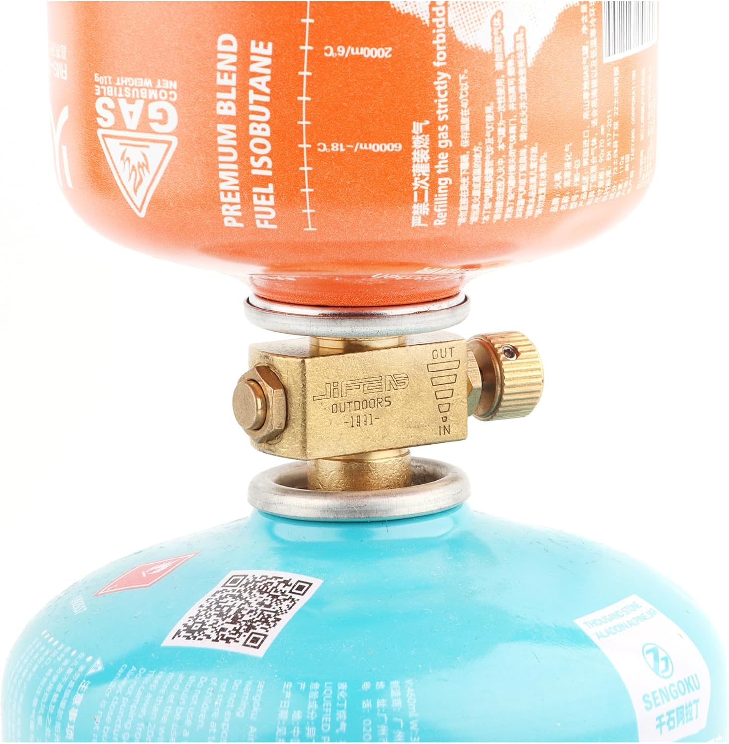 Camping Canister Shifter With Fuel Refill And Isobutane/Butane Refill Ad... - $35.95