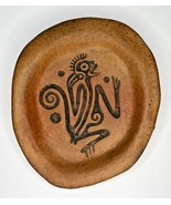 Vintage Handmade Texcoco Mexico Aztec/Mayan Design Sm Dish Running Bird ... - £31.96 GBP