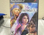 Final Fantasy X-2 (Sony PlayStation 2, 2003) Black label CIB complete TE... - £9.98 GBP