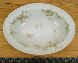 Vintage Theodore Haviland Limoges Porcelain 10&quot; Oval Vegetable Bowl hk - £23.91 GBP