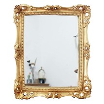 Vintage 11 X 9.5 Inch Decorative Mirror, Wall Mounted & Tabletop Makeup Mirror , - £36.65 GBP