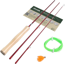 4&#39;0&quot; Practice Fly Rod 3-Piece Beginner Casting Trainer | Fly Fishing Pra... - $77.40 CAD