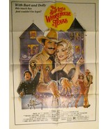 USA Movie 1982 BEST LITTLE WHOREHOUSE TEXAS Poster  1SH 40&#39;&#39;X27&#39; Origina... - £219.54 GBP