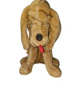 The Rushton Company Atlanta Georgia Brown Sad Hound Dog Plush Stuffed An... - $23.75