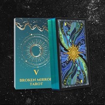 Original Broken Mirror Tarot 5th edition 78 standard tarot decks, green ... - $48.28