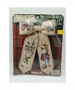 1996 Dimensions Debbie Mumm Front Door Bow Kit &quot;Snow Friend Bow&quot; ~17 inch - $247.79 MXN