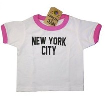 New York City Toddler John Lennon Ringer NYC Baby Tee Beatles T-shirt Wh... - £15.68 GBP