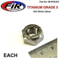 Titanium M10X1.25MM Lock Nut Honda 2019 CRF450L Rear Shock Absorber - £11.45 GBP