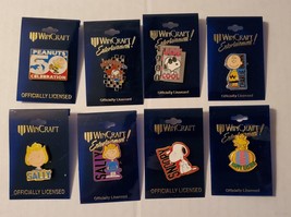 Vintage Peanuts Snoopy pins by Wincraft - NOS your choice of 5 !  New on card ! - £10.47 GBP