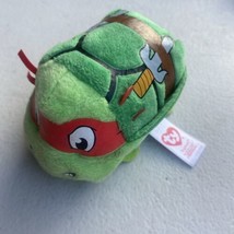 RAPHAEL Ninja Turtles TMNT Teeny Tys Collection Mini Beanbag Plush Toy 3... - £5.45 GBP