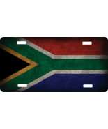 Personalized Custom License Plate Auto Car Tag South Africa Flag - £13.36 GBP