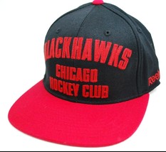 Chicago Blackhawks Reebok TY07Z NHL Hockey Club Flex Fit Cap Hat   L/XL &amp; S/M - £17.26 GBP