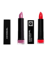 Pack of 2 Covergirl Exhibitionist Creme Lipstick 365 Enchantress Blush 0... - $22.10 CAD