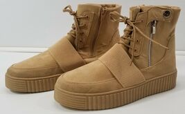 BG) Rouge Helium Women’s Brown Tan Zippered Boots Size 11 - $17.81