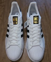 Adidas Superstar Originals Cloud White C77124 Sz 19 Sneakers Shoes NEW - £31.45 GBP