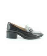 Naturalizer Womens 8.5 M Black Plaid Block Heel Slip On Loafers Shoe NIB... - $34.29