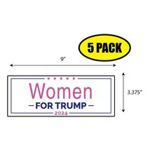 5 PACK 3.37&quot;x 9&quot; TRUMP WOMEN 2024 Sticker Decal Gift MAGA Trump BS0201 - $11.39 CAD