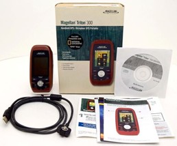 NEW Magellan Triton 300 Handheld GPS Navigator Unit portable waterproof hiking - £77.28 GBP