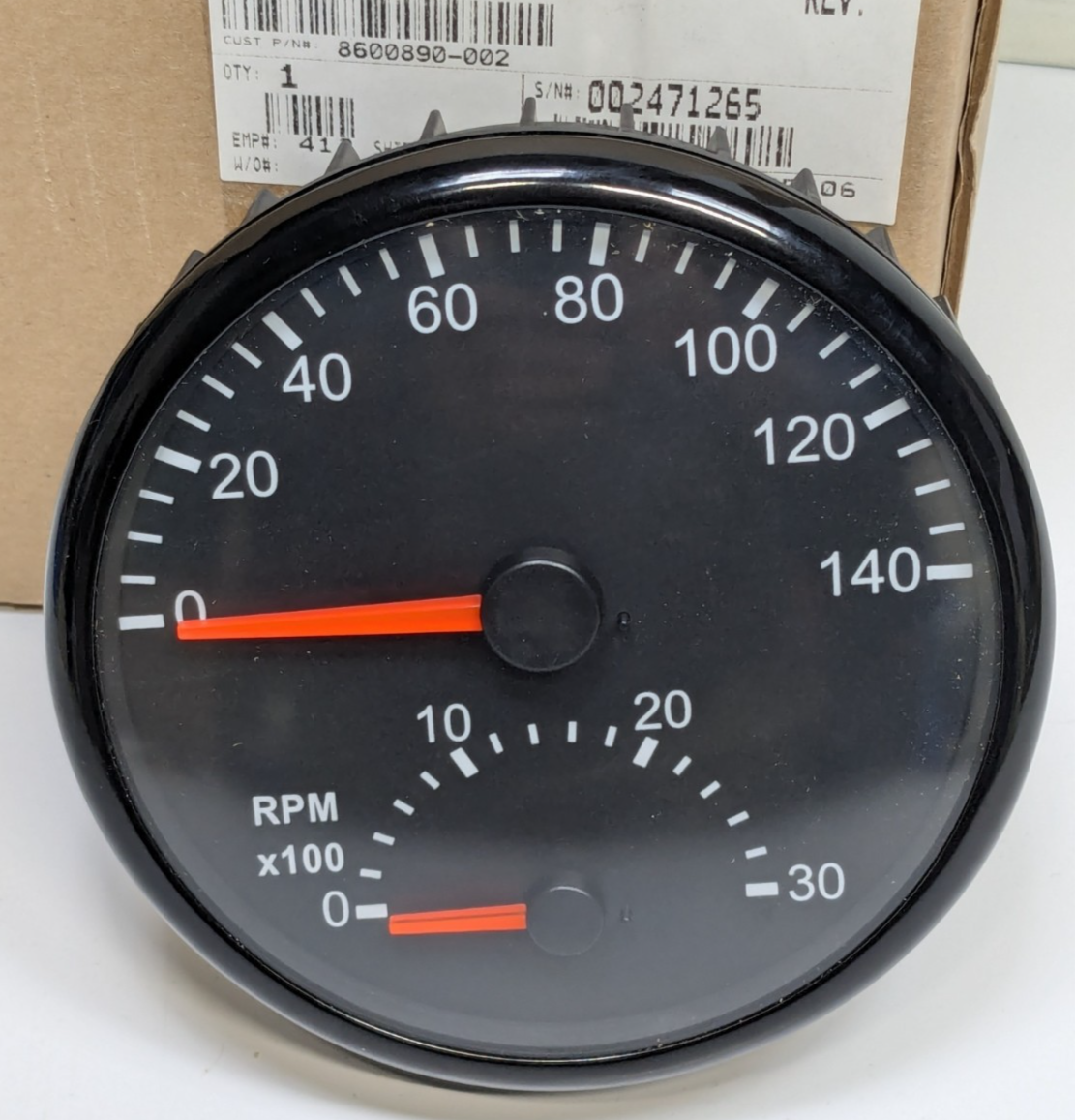 NEW Pacific Insight Rosenbauer Fire Truck Speedo / Tach Instrument Gauge 5&quot; - $98.99