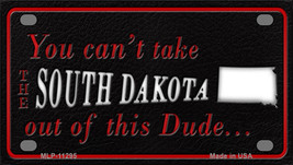 South Dakota Dude Novelty Mini Metal License Plate Tag - £11.76 GBP