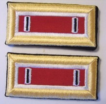 ARMY SHOULDER BOARDS STRAPS ENGINEER CWO5 CHIEF WARRANT OFFICER PAIR MAL... - $20.00