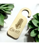 On Air Wooden Door Sign | Laser Engraved Door Hanging Sign - $441.53 MXN