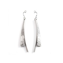 Titanium earrings. Handmade in France. Absolutely allergy-free! - £33.57 GBP