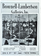 BROWNELL-LAMBERTSON GALLERIES, INC-1931 Vintage Print Ad-Sculptures-Arts... - €10,47 EUR