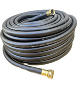 100 ft x 5/8&quot;  Hybrid Garden Hose Black Rubber Water Hose Female 3/4&quot; Br... - €64,50 EUR