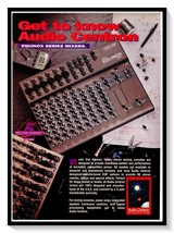Audio Centron Equinox Series Mixers Vintage 1995 Print Magazine Advertis... - £7.75 GBP