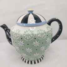 Mary Engelbreit Collection Time For Tea Daisy Flower Teapot  - $31.67