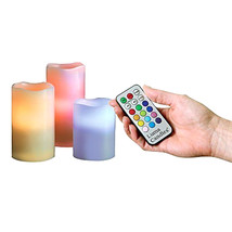 Color Changing Led Flameless Candles- Relax &amp; Enjoy Light Show - £12.54 GBP