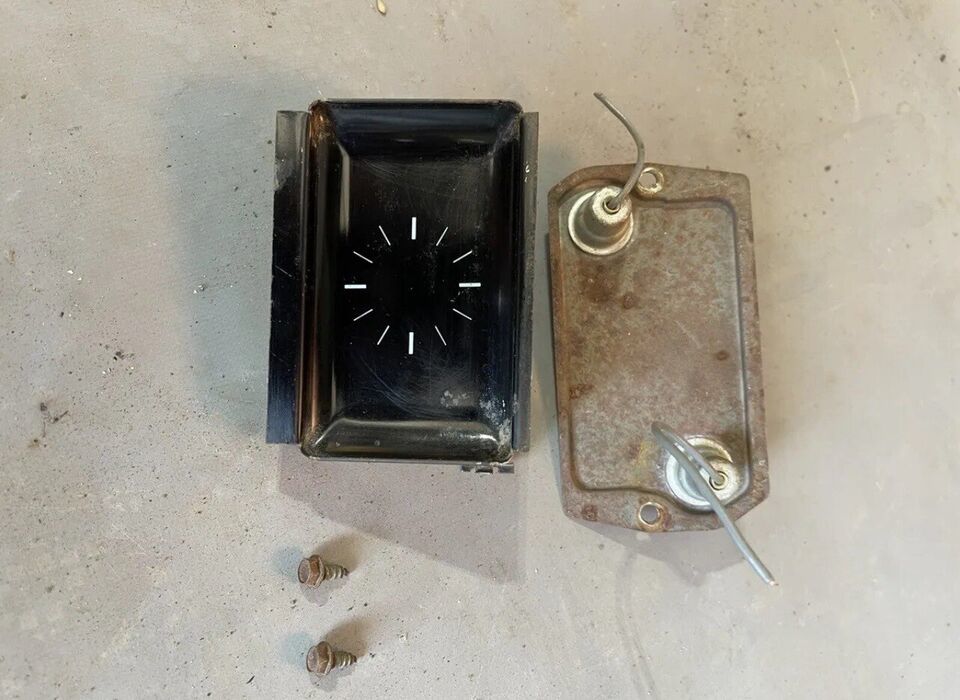 1963 Chevy Impala BelAir Biscayne Clock Delete Plate Dash Gauges 1964 Tr... - $36.89