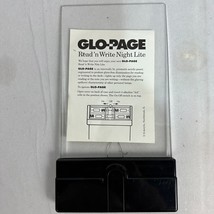 Glo-Page Read N Write Night Lite Illuminated Acrylic Page For Dark Reading - $360.12 MXN