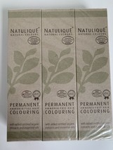 NATULIQUE Ammonia FREE Permanent Hair Color Lot 3 Boxes 7-8 Man Light Natural - $39.59