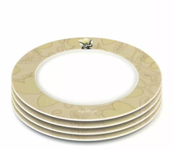 BergHOFF Lover by Lover Round Plate, Yellow, Gold, White (4), New In Box - £58.95 GBP