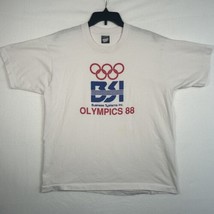 VTG Olympics 1988 Seoul Korea T-Shirt Mens XL Screen Stars BSI Business ... - $23.38