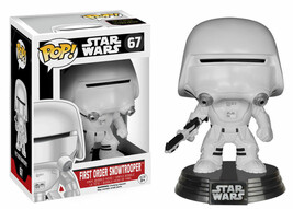 Star Wars The Force Awakens 1st Order Snowtrooper Vinyl POP Figure Toy 67 FUNKO - £6.98 GBP