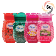 6x Jars Wizard Variety Scent Air Freshener Crystal Beads | 12oz | Mix &amp; Match! - £22.46 GBP