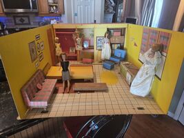 Vintage 1962 Barbie Dream House #816 Cardboard Skipper Francie Midge PLE... - $349.95