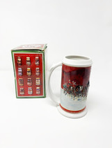 Beer Mug 2004 Budweiser Holiday Stein 25th Anniversary Clydesdale Anheuser Busch - £20.04 GBP