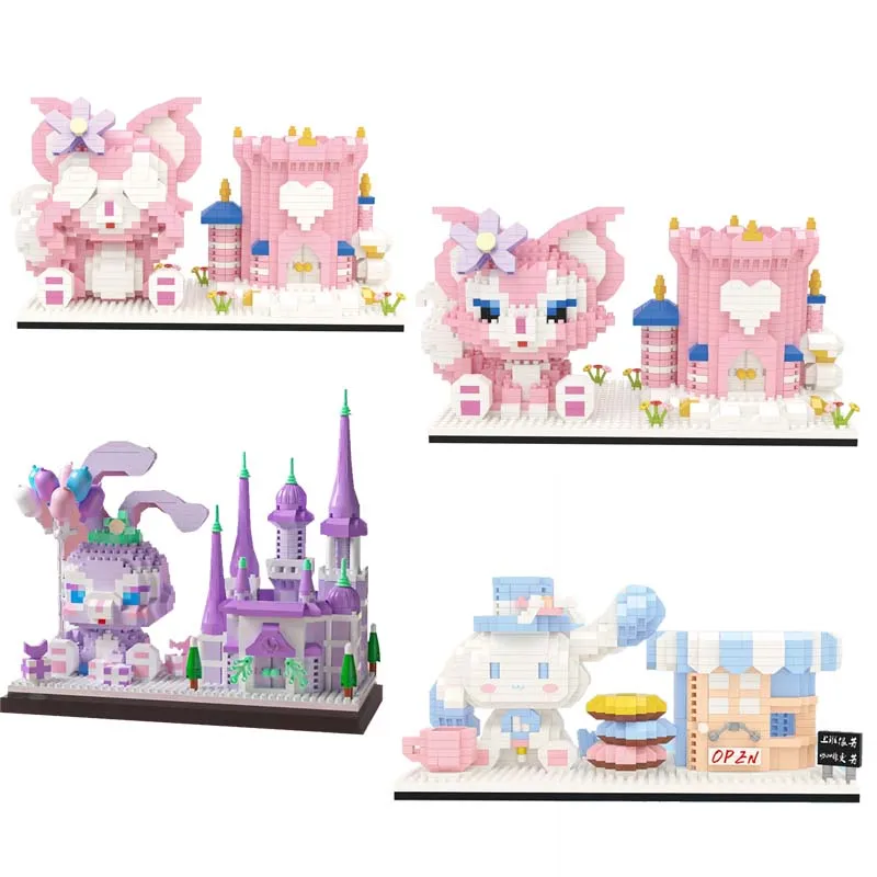 Sanrio Cinnamoroll Micro Building Block Linabell Castle Pen Container Model - £28.50 GBP+