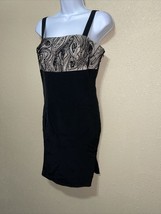 Caterina Masoni dress 100% SILK  Italy BLACK sz IT 42 NEW - $84.50