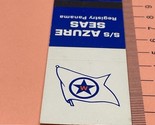 Matchbook  S/S Azure Seas  Registry Panama  Western Cruise Lines  Unstru... - $12.38