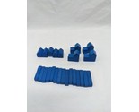 Settlers Of Catan Replacement Wood Blue Player Pieces - £6.96 GBP