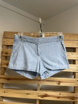 J. Crew Outlet Blue Chambray Shorts Size 4 BBL JD - $9.89