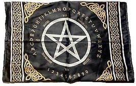 24&quot;x24&quot; Pentagram Pendulum/ Ouija Altar Cloth - £18.35 GBP