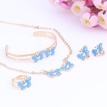 2018 Gold Color Lovely butterfly Children Jewelry Baby Jewelry Sets Kids... - £15.89 GBP