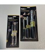 Klein Tools 85615 + 85517 Screwdriver &amp; Nut Driver Sets ~ Nice Gift Set! - €47,57 EUR