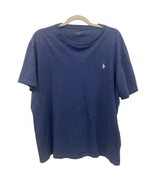 POLO RALPH LAUREN Men&#39;s Short Sleeve Solid BLUE Crew Neck T-Shirt Logo L... - £8.89 GBP